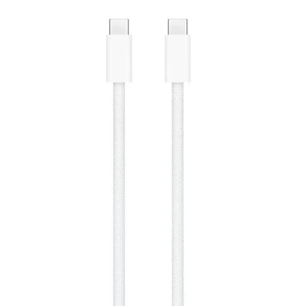Apple Usb-C To Usb C 240W Charge Woven Cable 2M - White - Tashqila Apple Usb-C To Usb C 240W Charge Woven Cable 2M - White - Tashqila